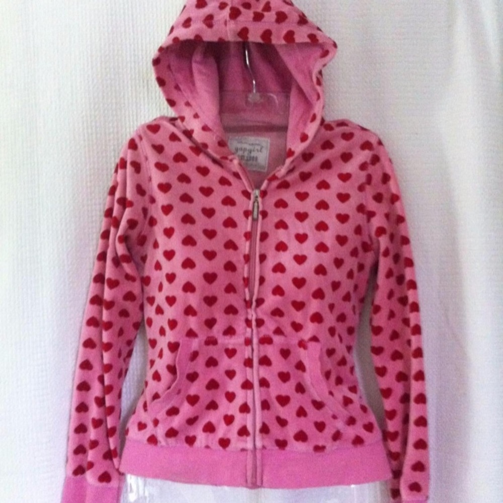 ISO: Gap Velour Hearts Zip Up Hoodie